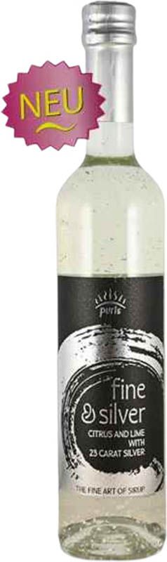 Sirop PURIS fine & silver 6 Bouteille en verre 50cl