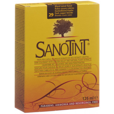Sanotint couleur de cheveux 29 blond foncé cuivré