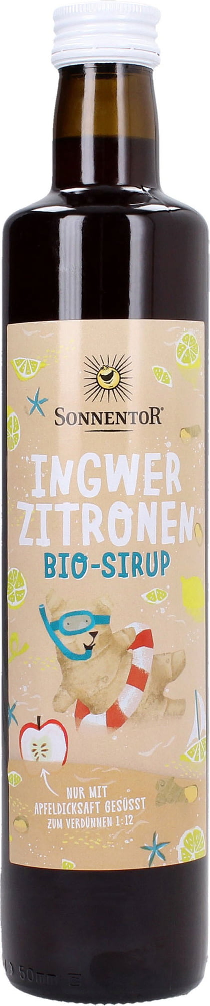 Sonnentor Sirop de gingembre et de citron BIO 500ml Sonnentor Sirop de gingembre et de citron BIO 500ml