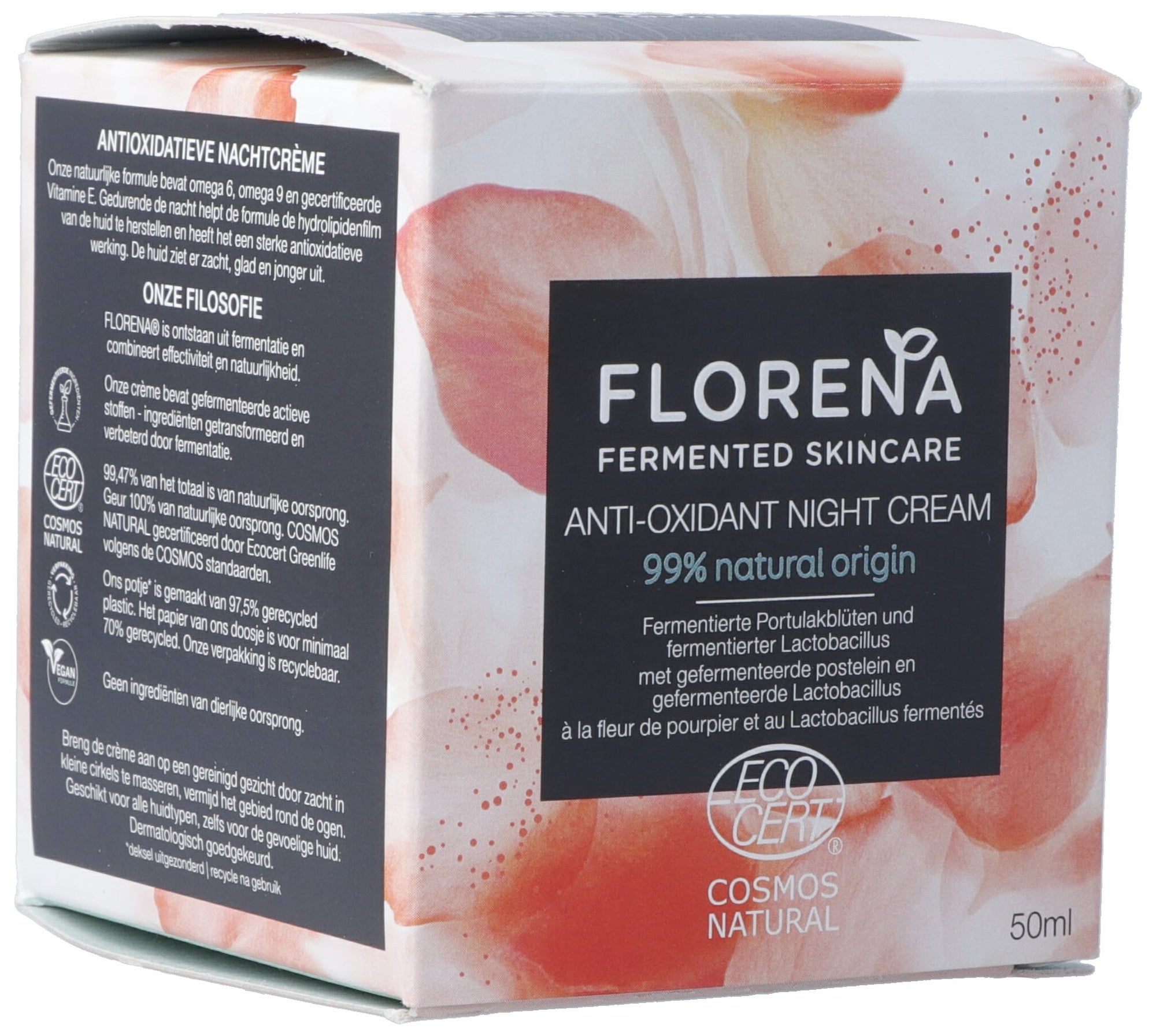 FLORENA Fermented Skincare Crème de nuit anti-oxydante pot 50ml
