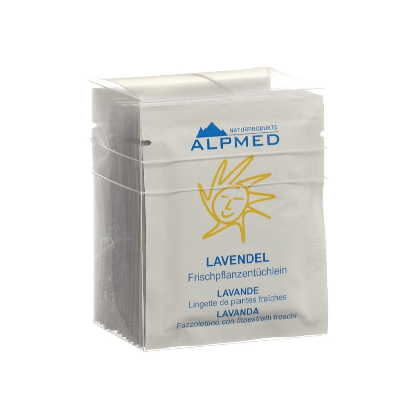 Alpmed lingettes pour plantes fraîches lavande 13 pièces