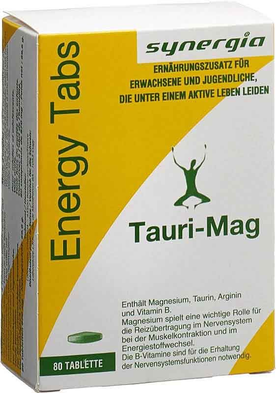 Tauri Mag Energy Tabs 80 pièces