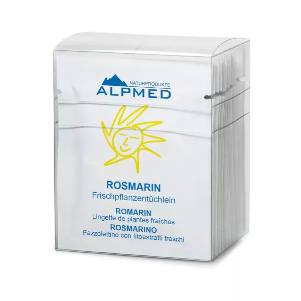Alpmed Lingettes aux plantes fraîches romarin 13 pièces Alpmed Lingettes aux plantes fraîches romarin 13 pièces