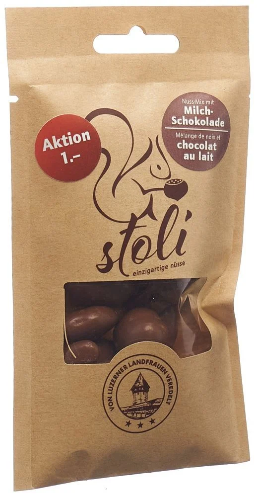 STOLI Mélange de noix avec chocolat au lait Akt 10 x 28g