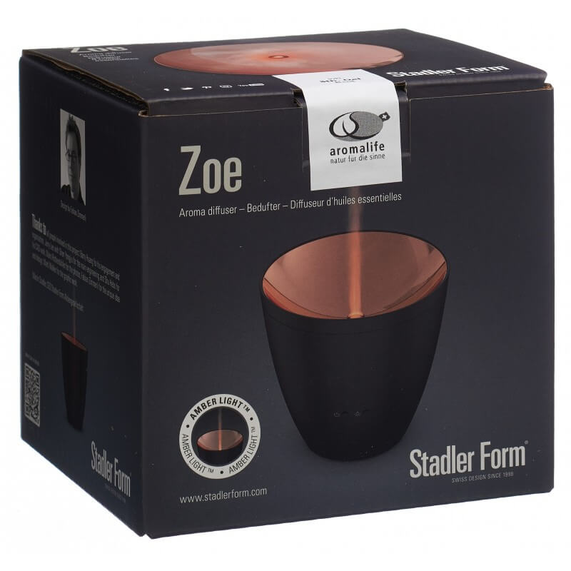 Aromalife Zoe Diffuseur d'arôme Amber Light noir Aromalife Zoe Diffuseur d'arôme Amber Light noir