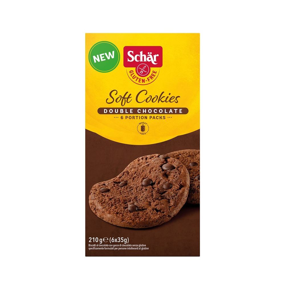 Morga Soft Cookies Double Choc 210g Morga Soft Cookies Double Choc 210g