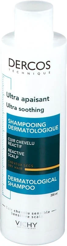 Vichy Dercos Shampoing Ultra-Sen Fe Cuir chevelu 200ml