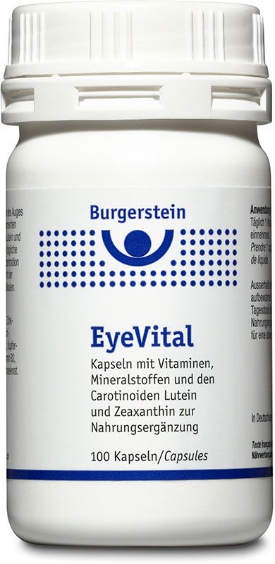 BURGERSTEIN EyeVital capsules 100 pièces BURGERSTEIN EyeVital capsules 100 pièces