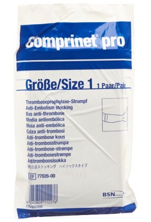 Comprinet Pro Thrombo A-D Gr3 39-46cm blanc 1 paire