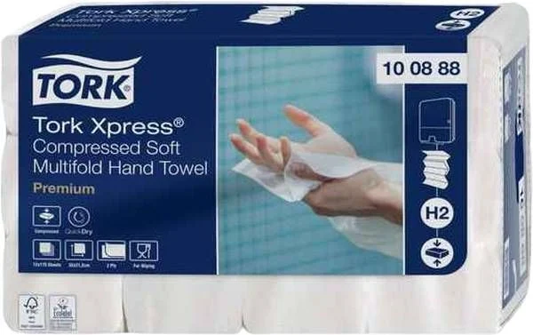 TORK essuie-mains In Pr H2 21.2x32cm 2-la 2040 pièces