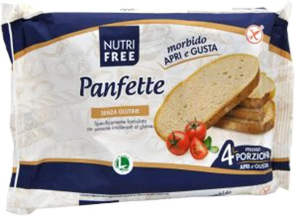 NUTRIFREE Panfette au pain sans gluten 4 x 75 g