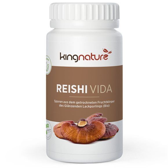 Kingnature Reishi Vita gélules 300 mg Bio, 120 pièces Kingnature Reishi Vita gélules 300 mg Bio, 120 pièces
