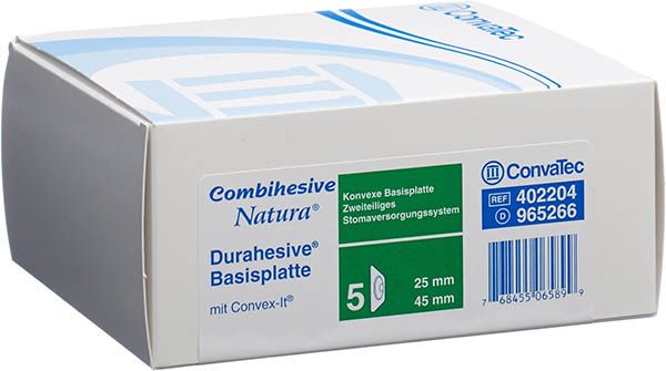 Plaques de base NATURA CONVEX 25/45mm 5 pièces