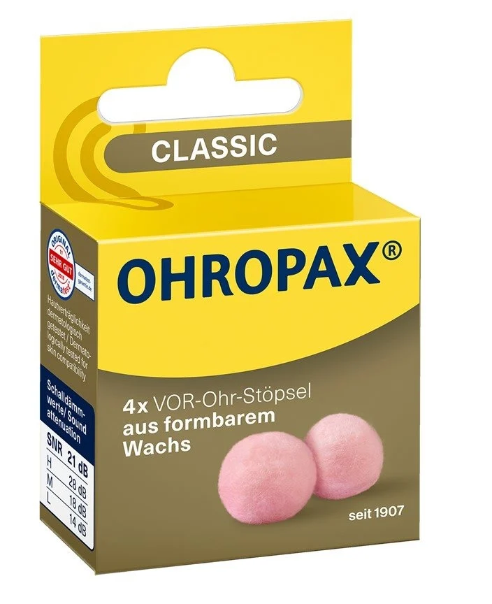 OHROPAX® Bouchons d'oreilles Classic 4 pièces