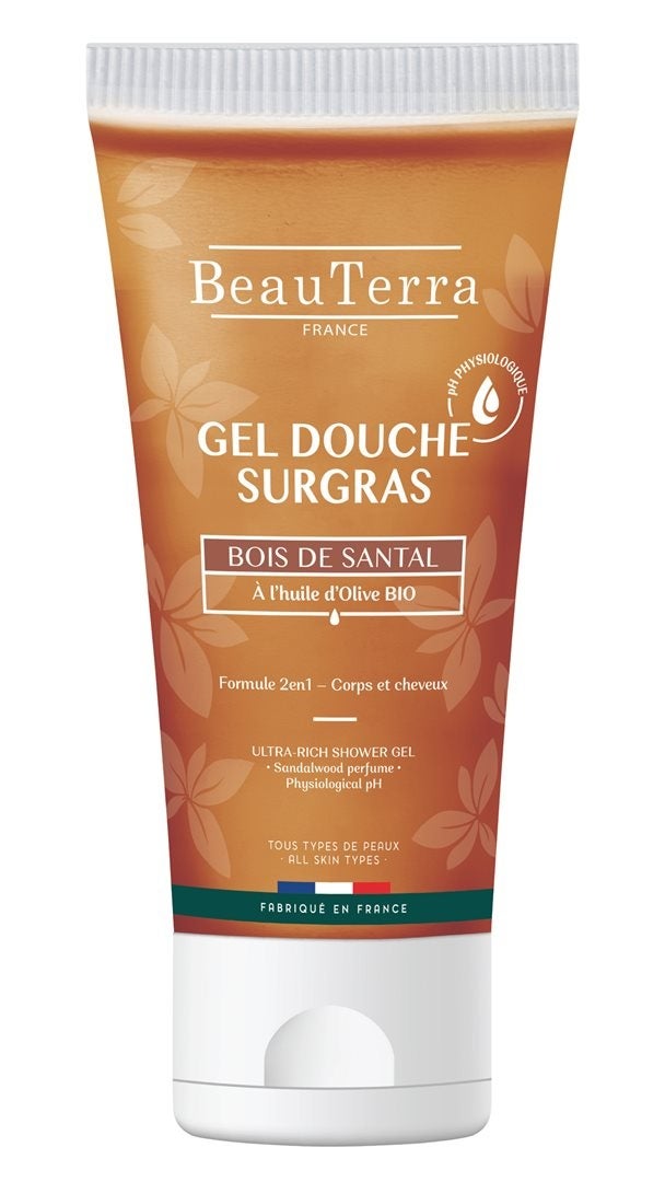 BeauTerra gel douche riche bois de santal 200ml BeauTerra gel douche riche bois de santal 200ml