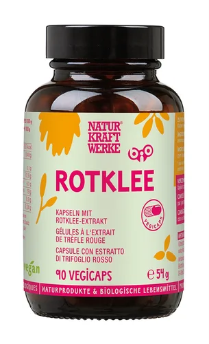 NaturKraftWerke Rot Caps 600 mg bio certifié kbA, 90 gélules