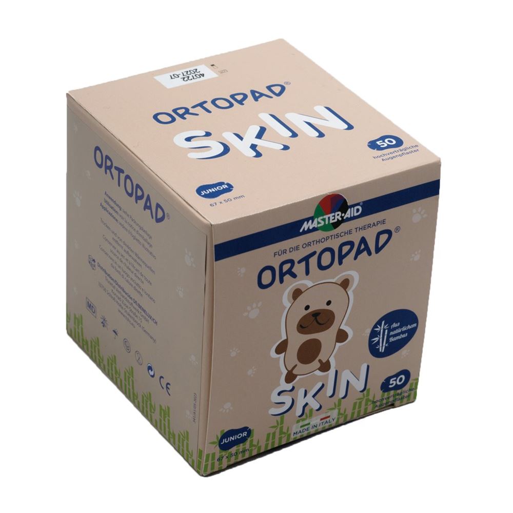 ORTOPAD Pansement d'occlusion Junior skin -2J 50 pièces