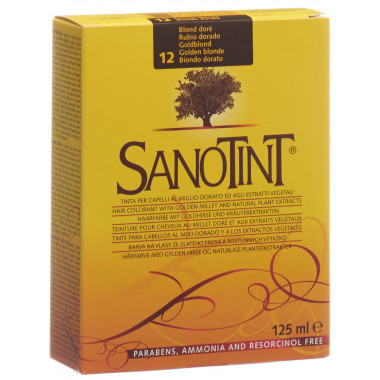 Sanotint couleur de cheveux 12 blond doré