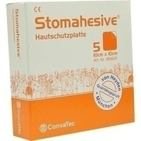 STOMAHESIVE Plaques de protection cutanée 10x10cm 5 pièces