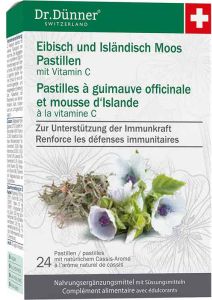 Pastilles à la guimauve islandaise Dr. Dünner 24 pièces Pastilles à la guimauve islandaise Dr. Dünner 24 pièces