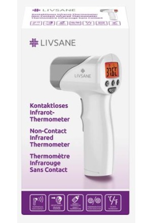 Livsane Thermomètre infrarouge sans contact Livsane Thermomètre infrarouge sans contact