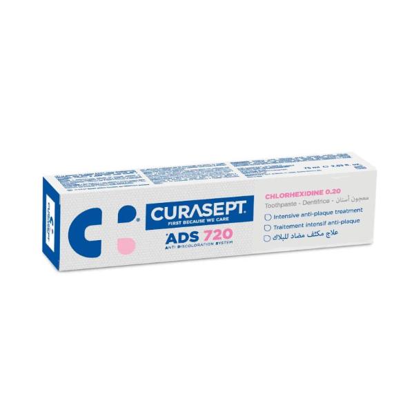 Curasept ADS 720 pâte dentifrice 0.2 % Tb 75ml