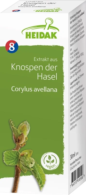 HEIDAK bourgeon de noisetier Corylus avellana macérat de bourgeon glycériné flacon 30ml