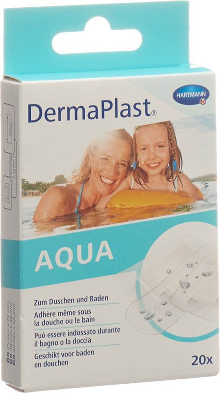 DermaPlast® Aqua 3 tailles 20 pièces DermaPlast® Aqua 3 tailles 20 pièces