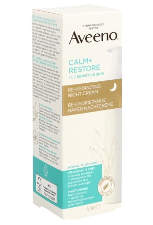 AVEENO Calm+Restore Crème de nuit ré-hydratante à l'Avoine 50ml