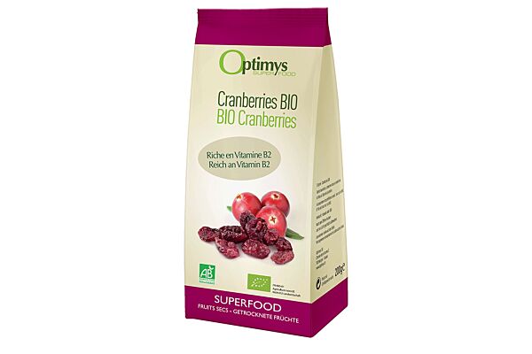 Optimys Cranberries bio 200g