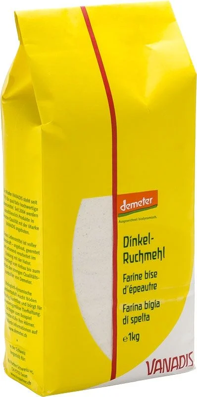 VANADIS Dinkel Ruchmehl Demeter 1kg