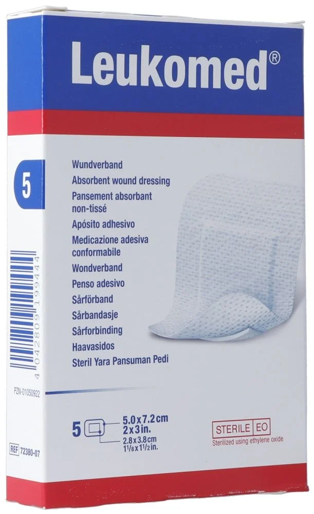 Pansement Leukomed 7.2x5cm 50 pces