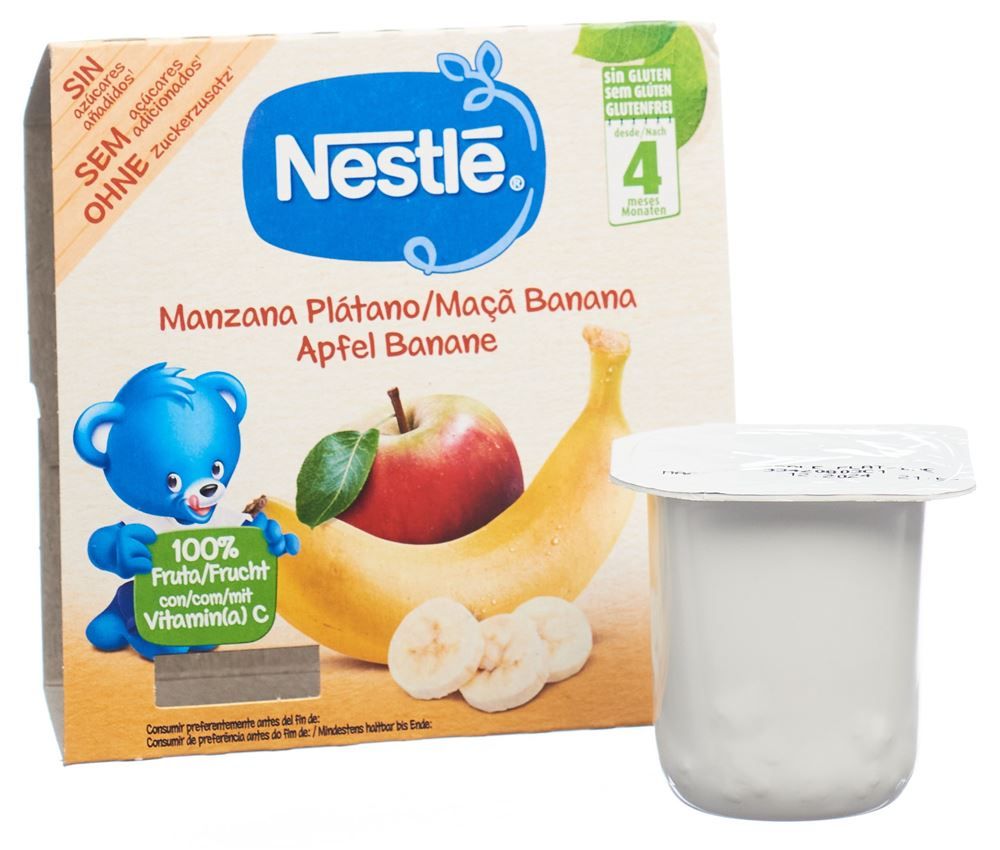 Nestlé Compote Pomme Banane 4 x 100g