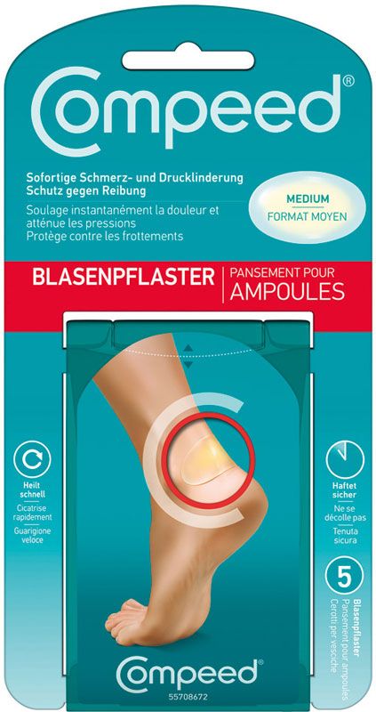 Compeed® Pansement Ampoule M 5 pièces Compeed® Pansement Ampoule M 5 pièces