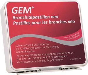 GEM® Pastilles pour les bronches neo 40 pièces GEM® Pastilles pour les bronches neo 40 pièces