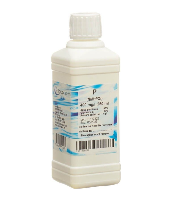 OLIGOPHARM Soluble de phosphore 400 mg/l 250ml