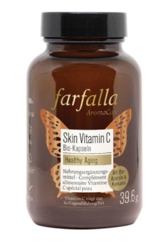FARFALLA Skin Vitamin C Kaps Verre bio 80 pièces FARFALLA Skin Vitamin C Kaps Verre bio 80 pièces