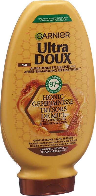ULTRA DOUX Après-Shampooing Miel Gélinotte 250ml