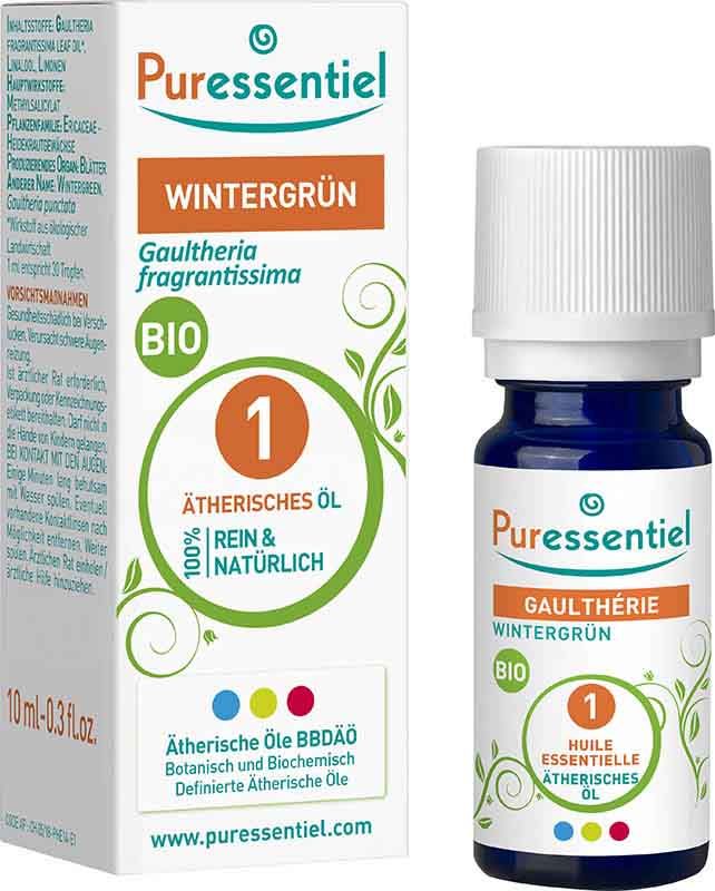 Puressentiel Huile essentielle de gaulthérie bio 10ml Puressentiel Huile essentielle de gaulthérie bio 10ml
