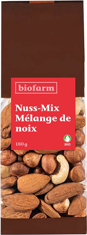 BIOFARM Nuss Mix Bio Btl 180g