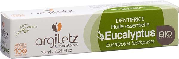 ARGILETZ dentifrice Eucalyptus Bio Tb 75ml ARGILETZ dentifrice Eucalyptus Bio Tb 75ml