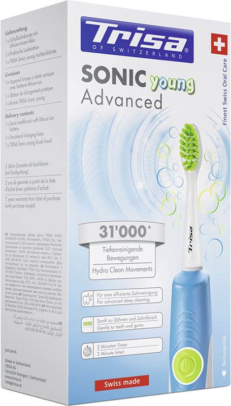 Brosse à dents sonique Trisa Sonic Advanced Young Brosse à dents sonique Trisa Sonic Advanced Young