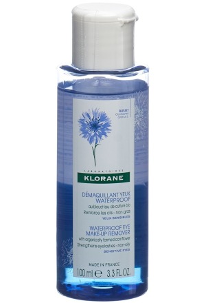 Klorane Bleuet démaquillant pour les yeux waterproof Fl 100ml