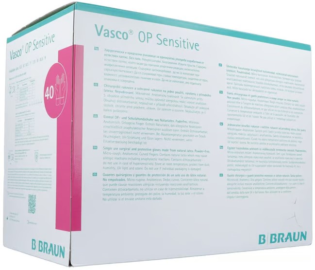 Gant Vasco OP SENSITIVE Gr9.0 stéri Lat 40 paires