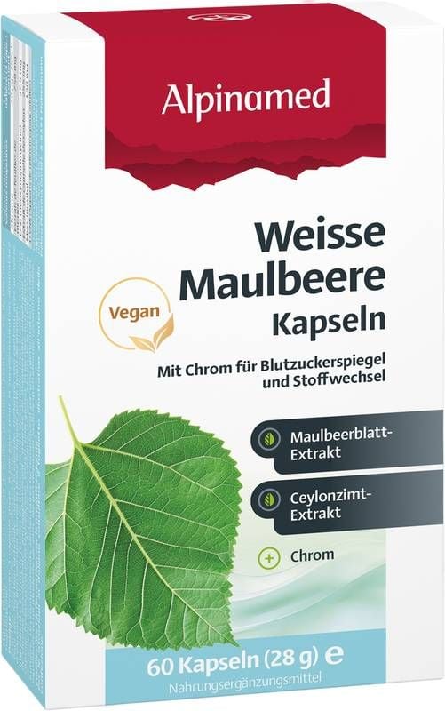 ALPINAMED gélules de mûre blanche 60 gélules ALPINAMED gélules de mûre blanche 60 gélules