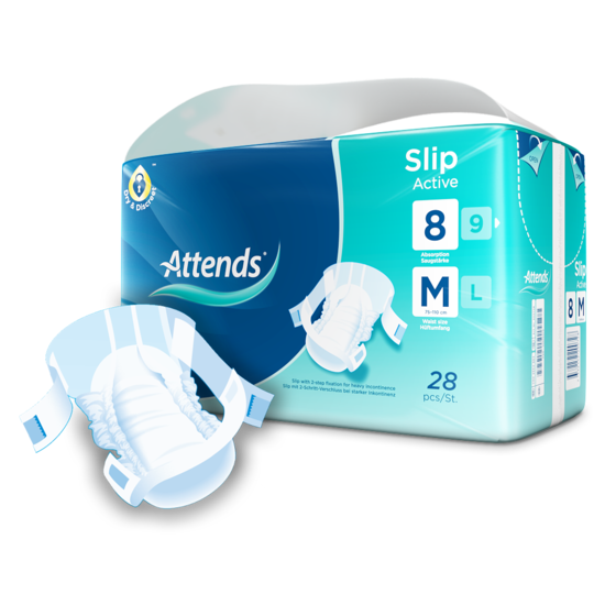 Attends Slip 8 Active M 28 pièces
