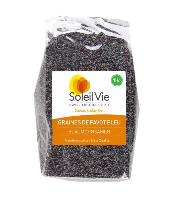 SOLEIL VIE Graines de pavot bleu bio 100g