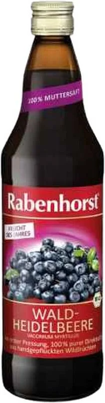 Rabenhorst Jus de myrtille des bois bio 750ml