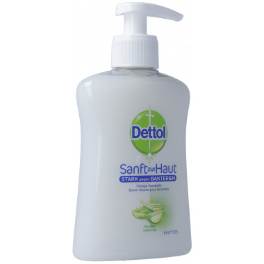 Savon à pompe Dettol Soignant Aloe Vera 250ml