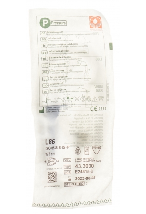 Perfuseur Codan Luer Lock 175cm L 86-P sans latex